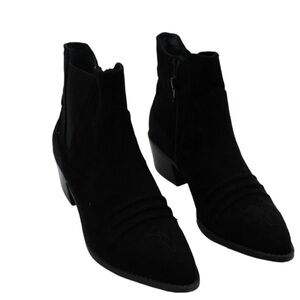 Carlos by Carlos Santana Montana Western Bootie, Black, Size 7.5, new in box